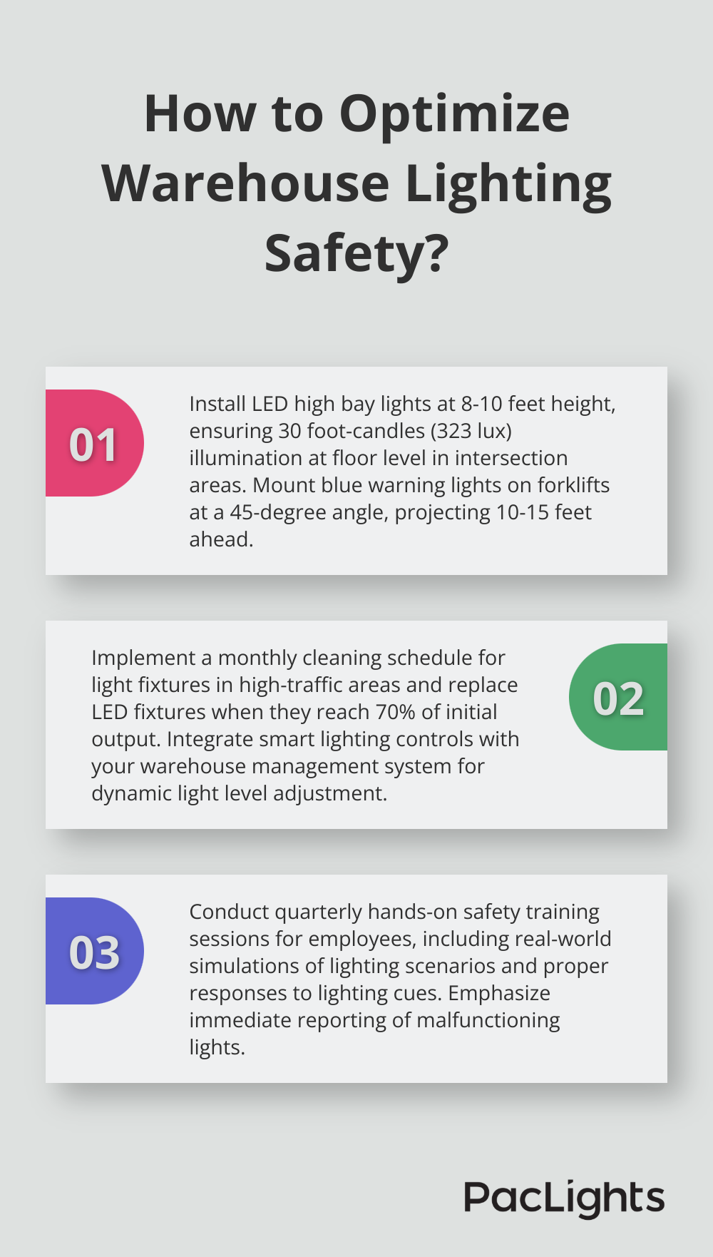 Infographic: How to Optimize Warehouse Lighting Safety?