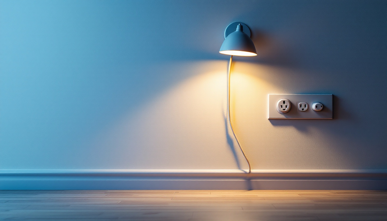 A photograph of a well-lit room showcasing various plug outlets in use