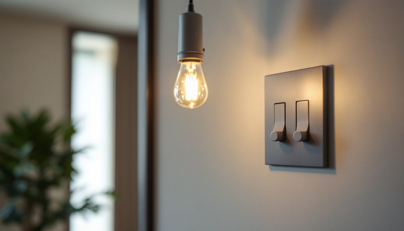 A photograph of a beautifully designed light fixture installed in a well-lit room