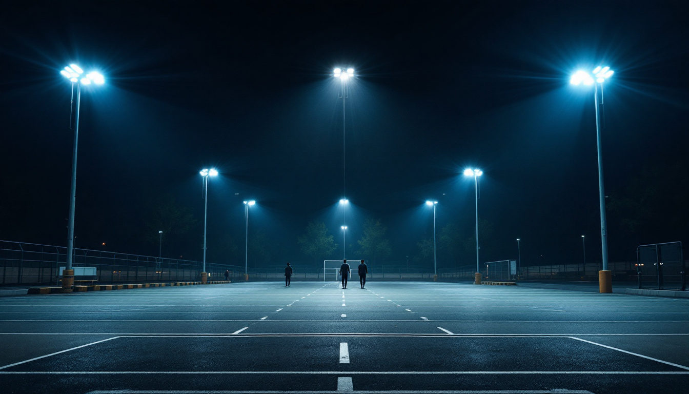 A photograph of a well-lit outdoor area