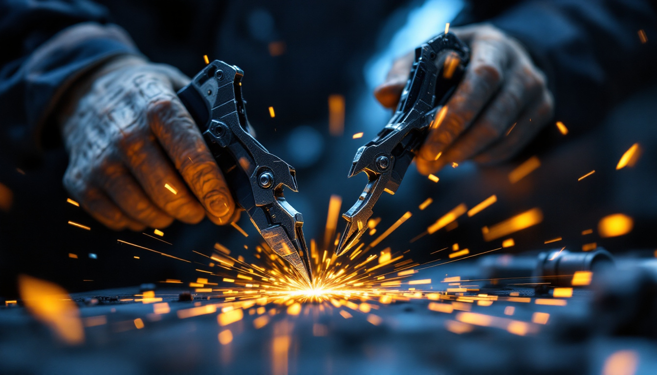 A photograph of capture a photograph of a cobra head tool in action