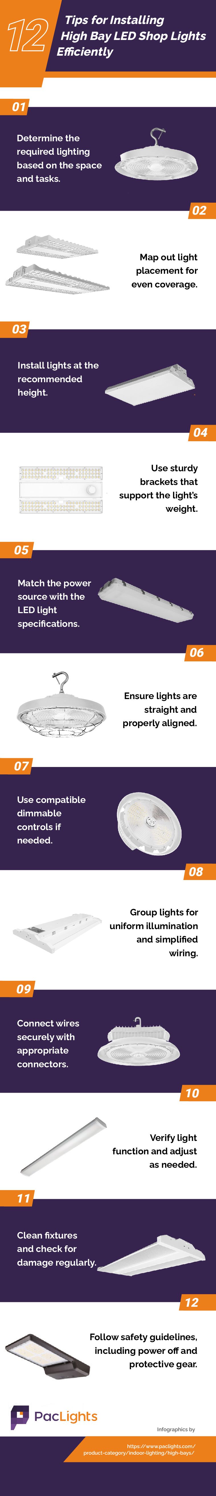 12 Tips for Installing High Bay LED Shop Lights Efficiently